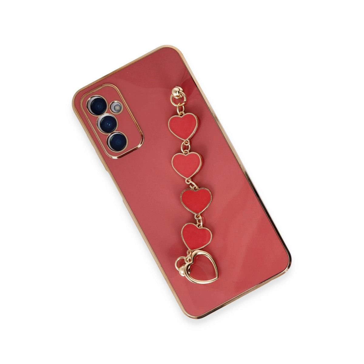 NEWFACE Samsung Galaxy A14 4g Uyumlu Esila Silikon Telefon Kılıfı Kırmızı