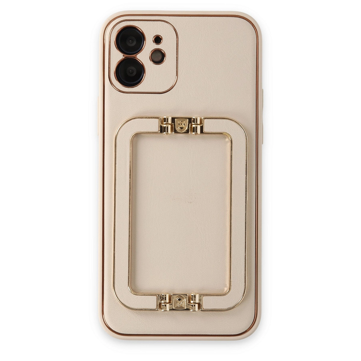 NEWFACE iPhone 12 Uyumlu Coco Elit Telefon Kılıfı Gold