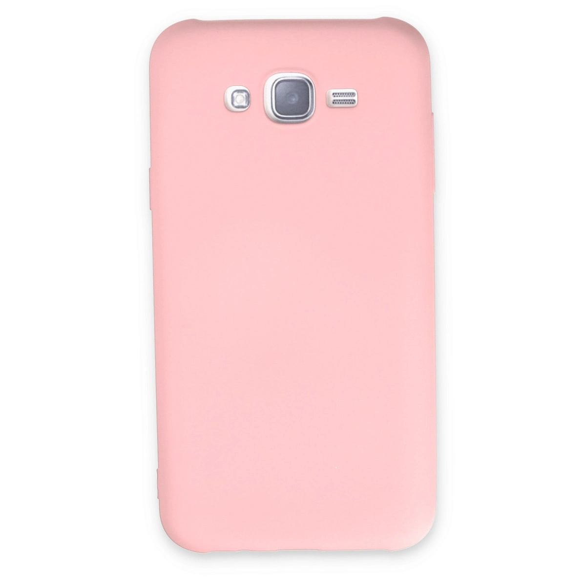 NEWFACE Samsung Galaxy J7 Uyumlu Nano İçi Kadife Silikon Telefon Kılıfı Pudra