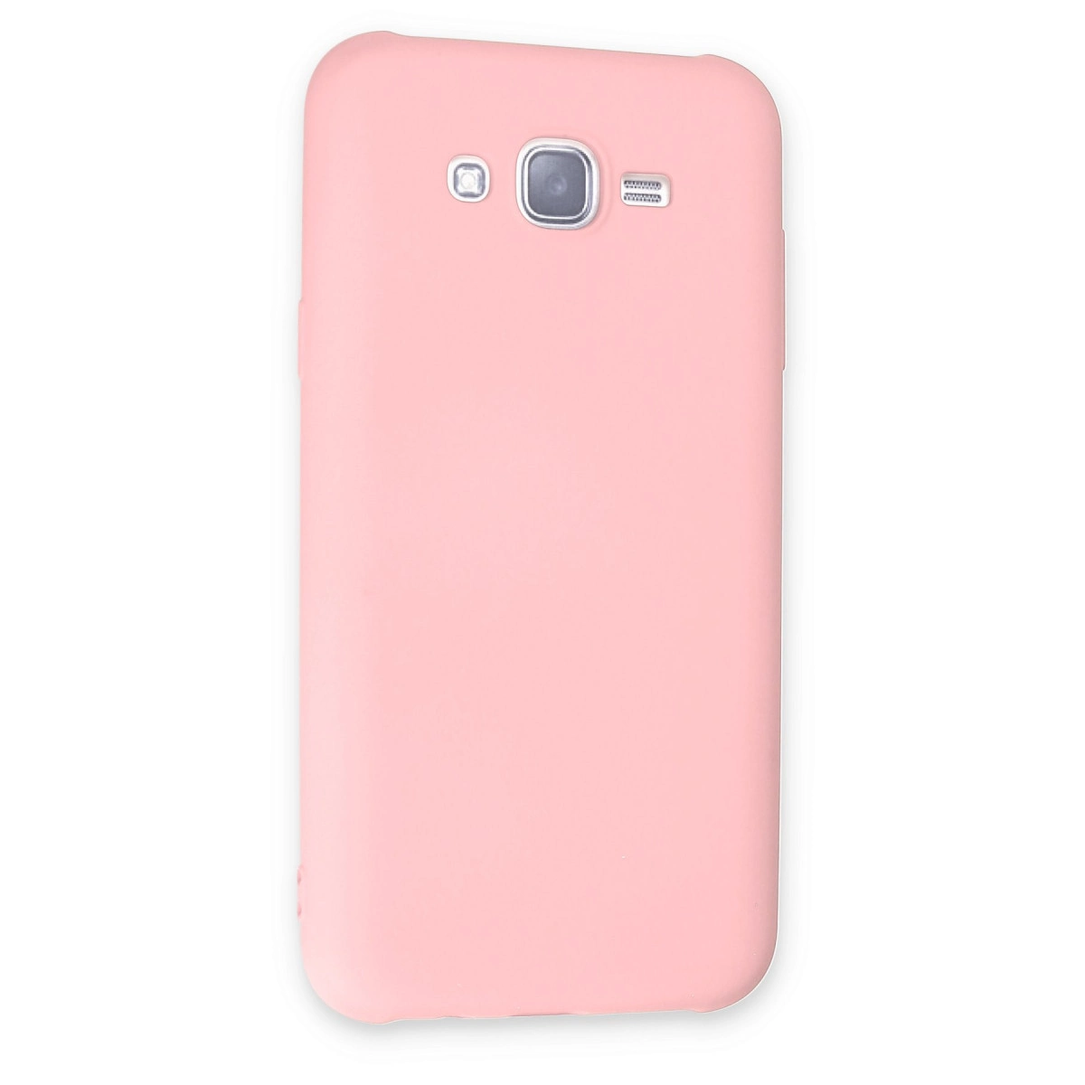 NEWFACE Samsung Galaxy J7 Uyumlu Nano İçi Kadife Silikon Telefon Kılıfı Pudra
