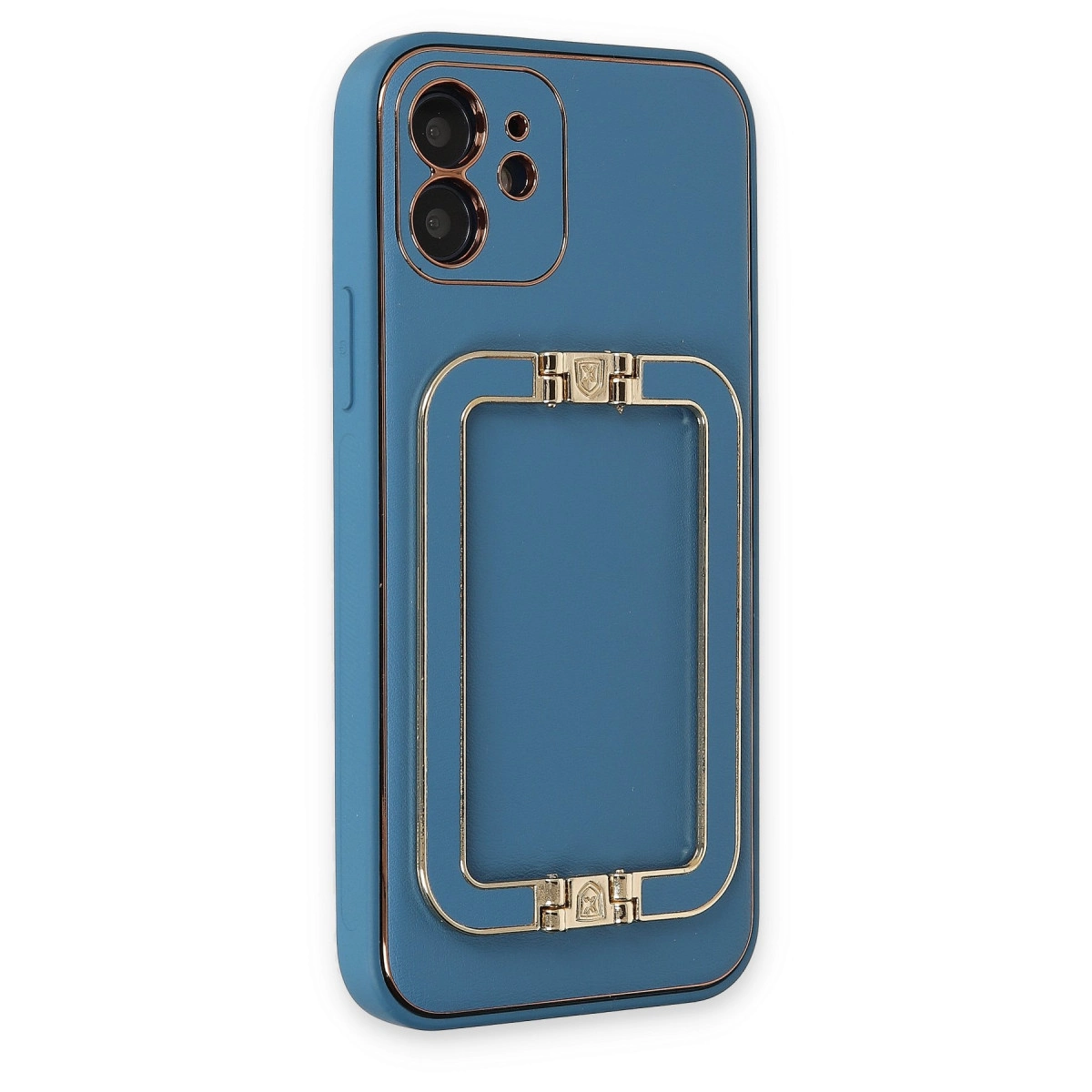 NEWFACE iPhone 12 Uyumlu Coco Elit Telefon Kılıfı Mavi