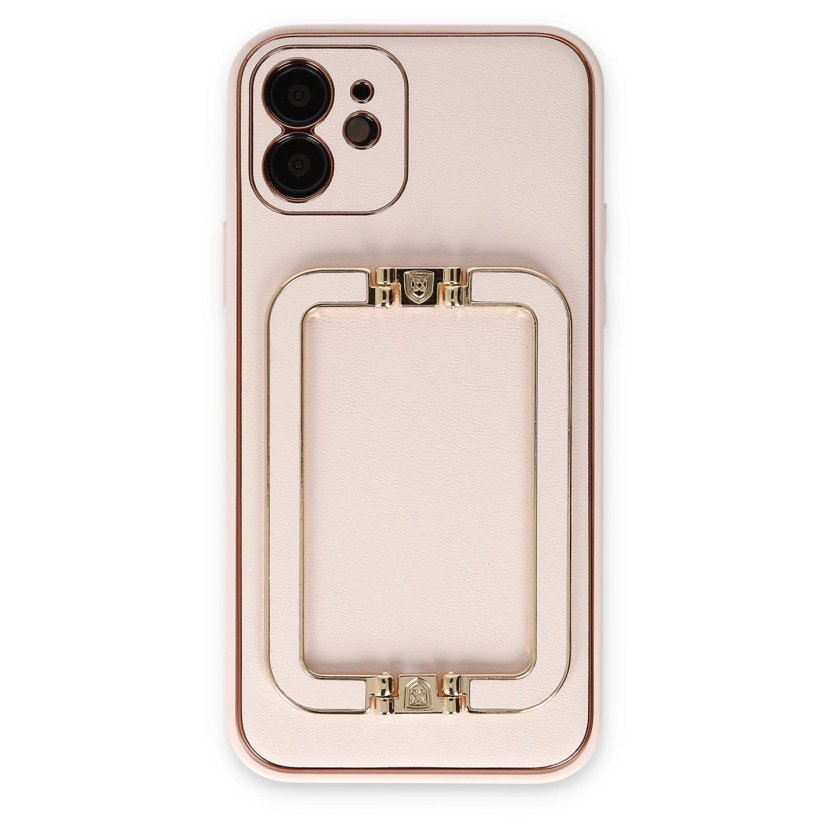 NEWFACE iPhone 12 Uyumlu Coco Elit Telefon Kılıfı Pudra