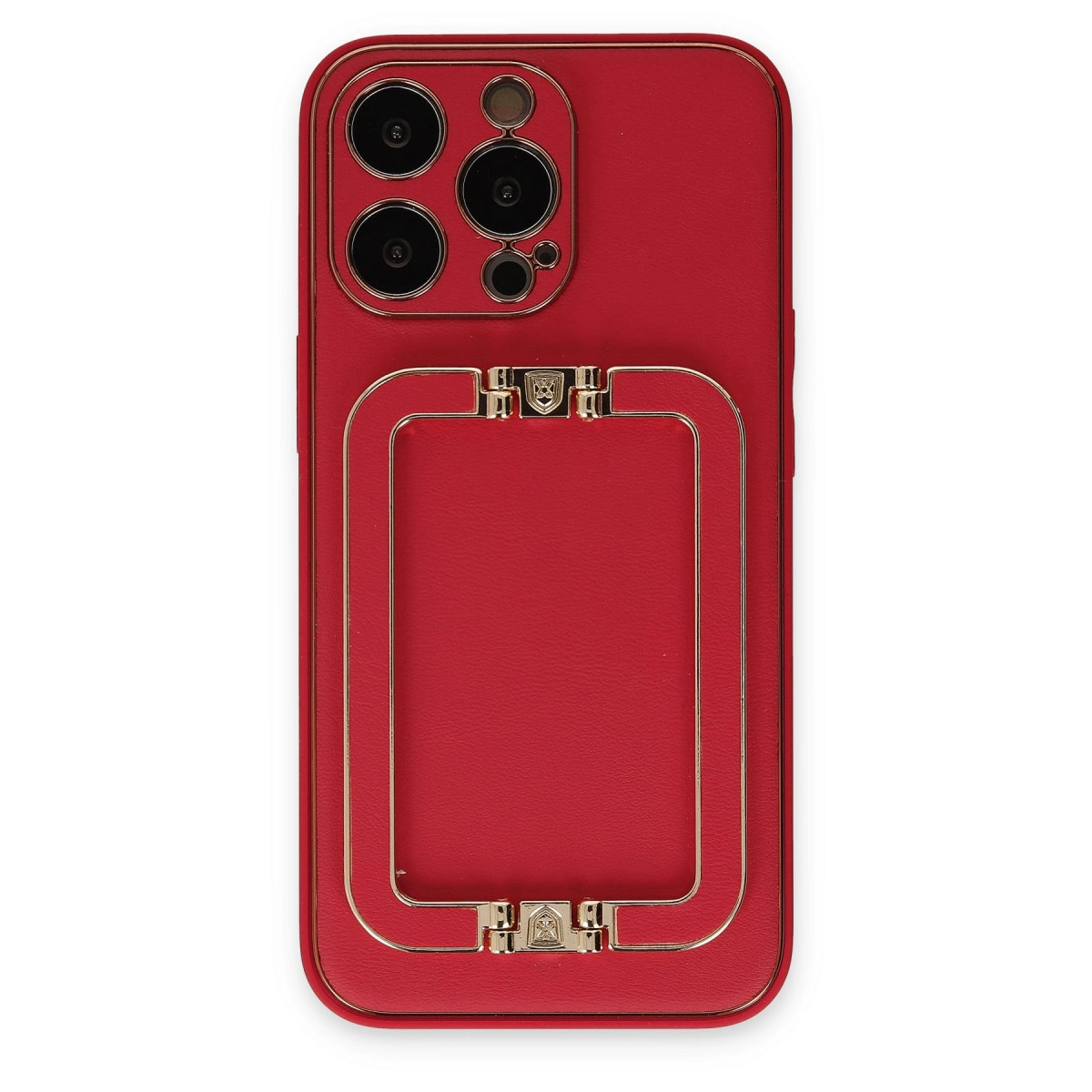 NEWFACE iPhone 13 Pro Max Uyumlu Coco Elit Telefon Kılıfı Kırmızı