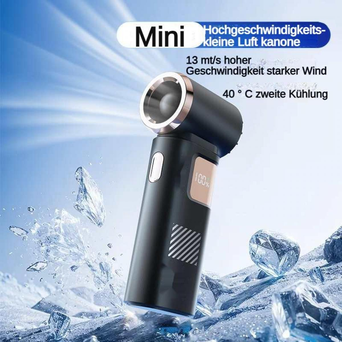 Mini-Hochgeschwindigkeits-Luftkanone mit Eissplittern und 100% Digitalanzeige.