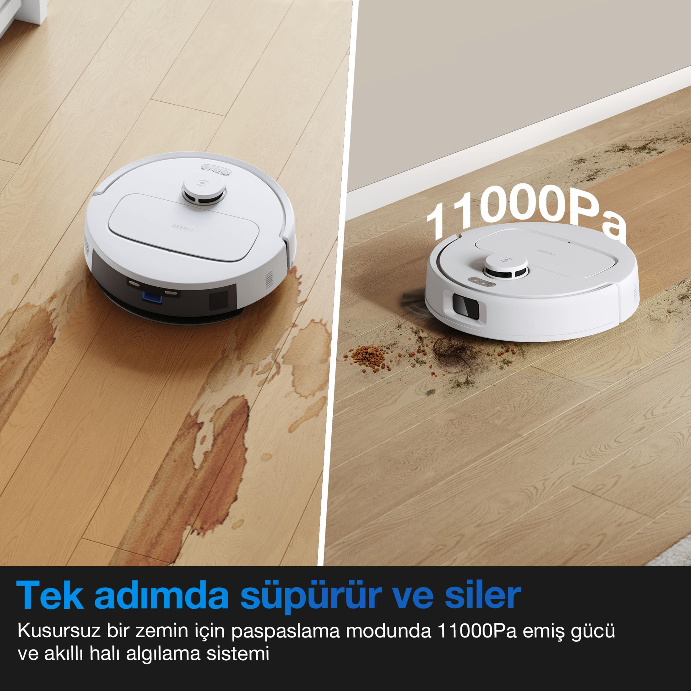 ECOVACS DeeBot N20E Robot Süpürge Beyaz Fiyat & Özellik | MediaMarkt