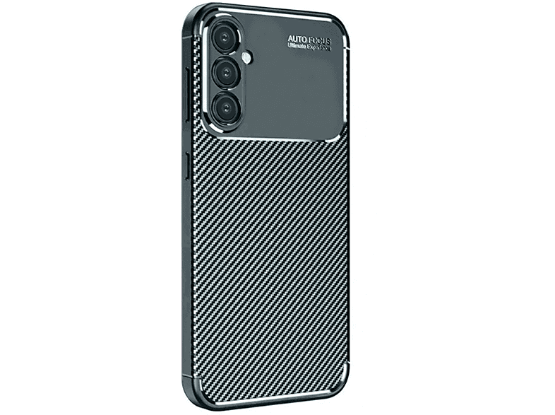 NEWFACE Samsung Galaxy A16 5G Uyumlu Auto Focus Karbon Kapak Telefon Kılıfı Koyu Yeşil