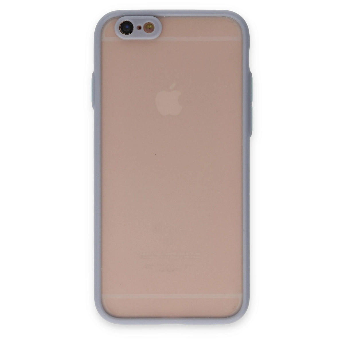NEWFACE iPhone 6 Uyumlu Montreal Silikon Telefon Kılıfı Gri