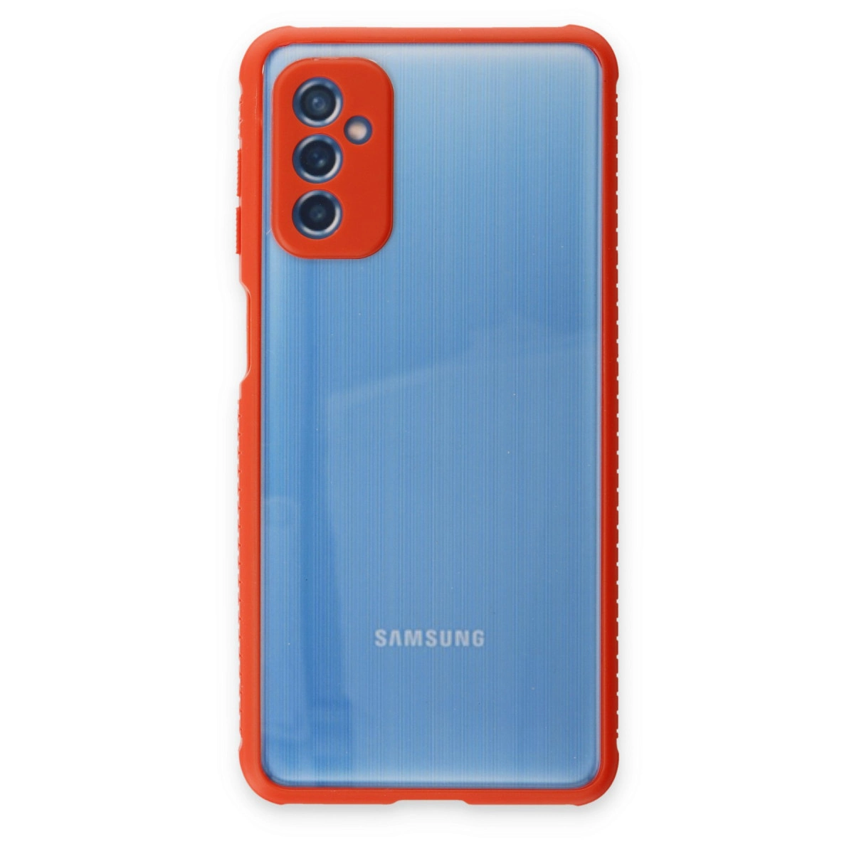 NEWFACE Samsung Galaxy M52 5g Uyumlu Miami  Silikon Telefon Kılıfı Kırmızı
