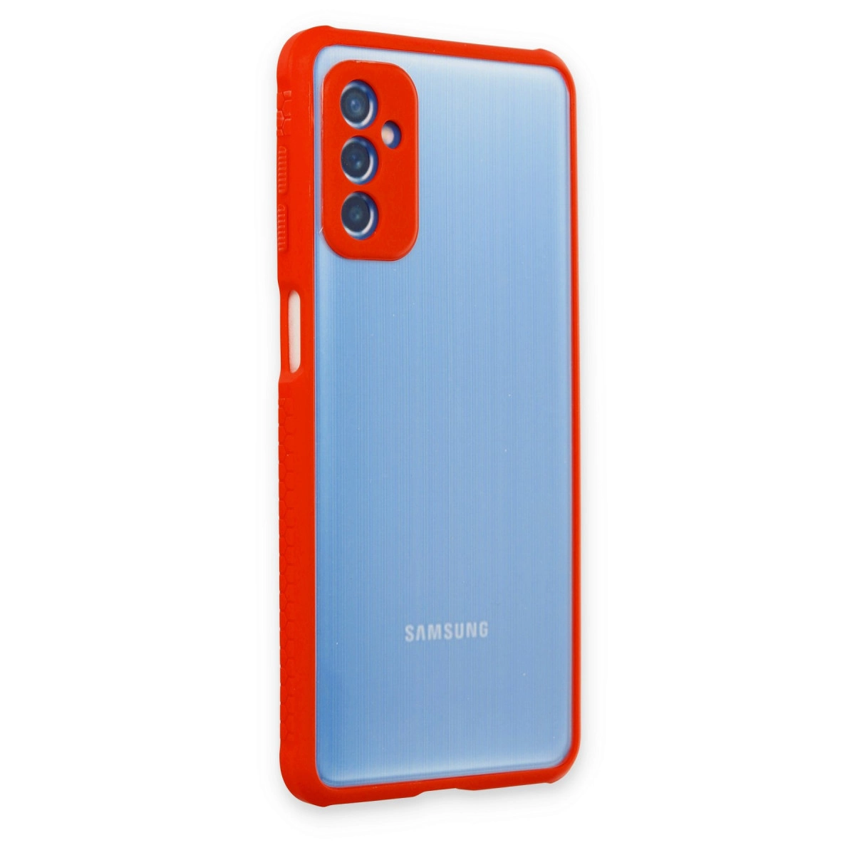 NEWFACE Samsung Galaxy M52 5g Uyumlu Miami  Silikon Telefon Kılıfı Kırmızı
