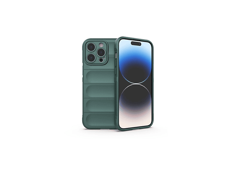 NEWFACE iPhone 16 Pro Max Uyumlu Optimum Silikon Telefon Kılıfı Koyu Yeşil