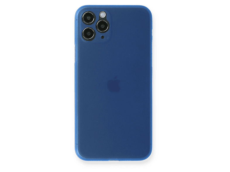 NEWFACE iPhone 11 Pro Max Uyumlu Pp Ultra İnce Telefon Kılıfı Mavi