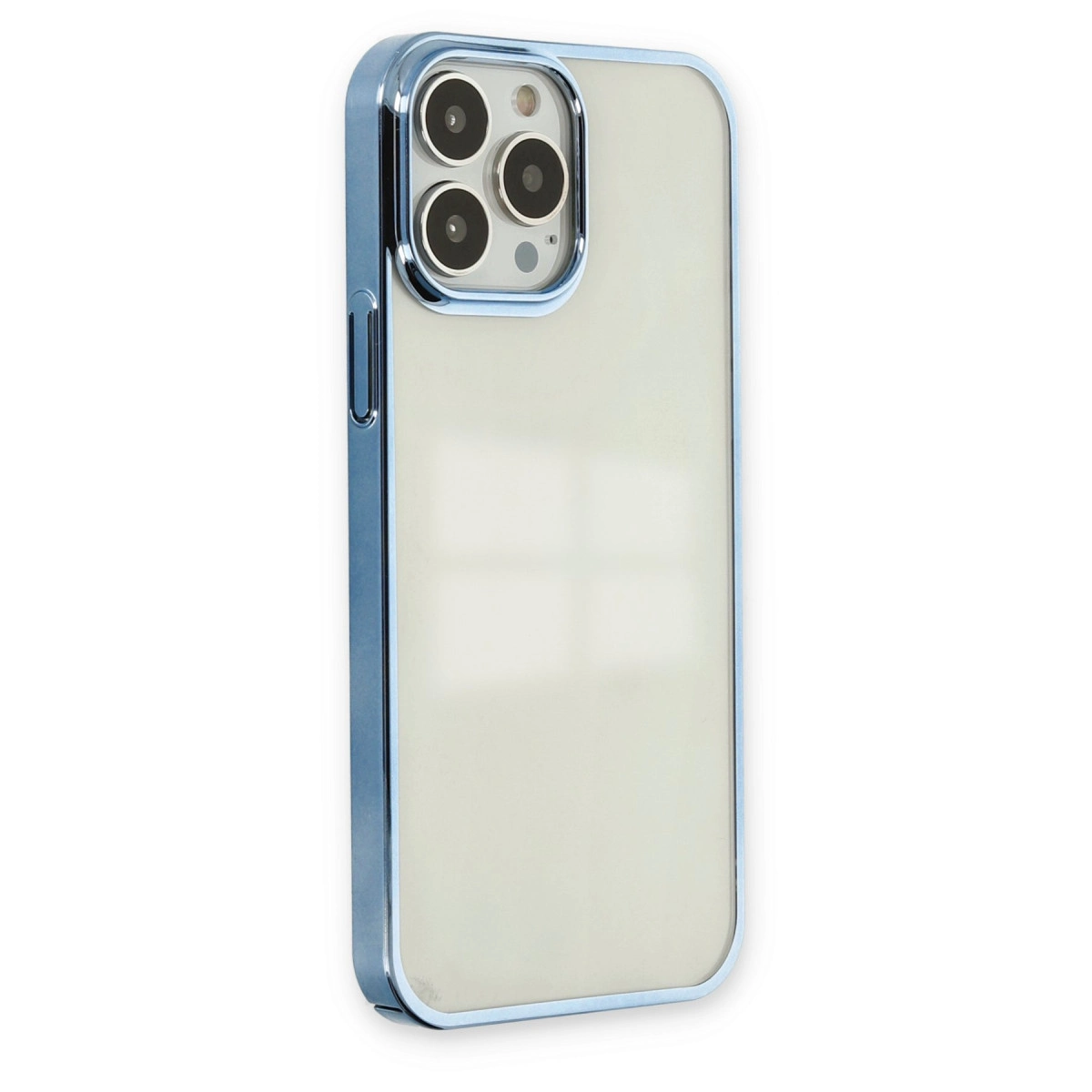 NEWFACE iPhone 14 Pro Uyumlu Element Silikon Telefon Kılıfı Sky Blue