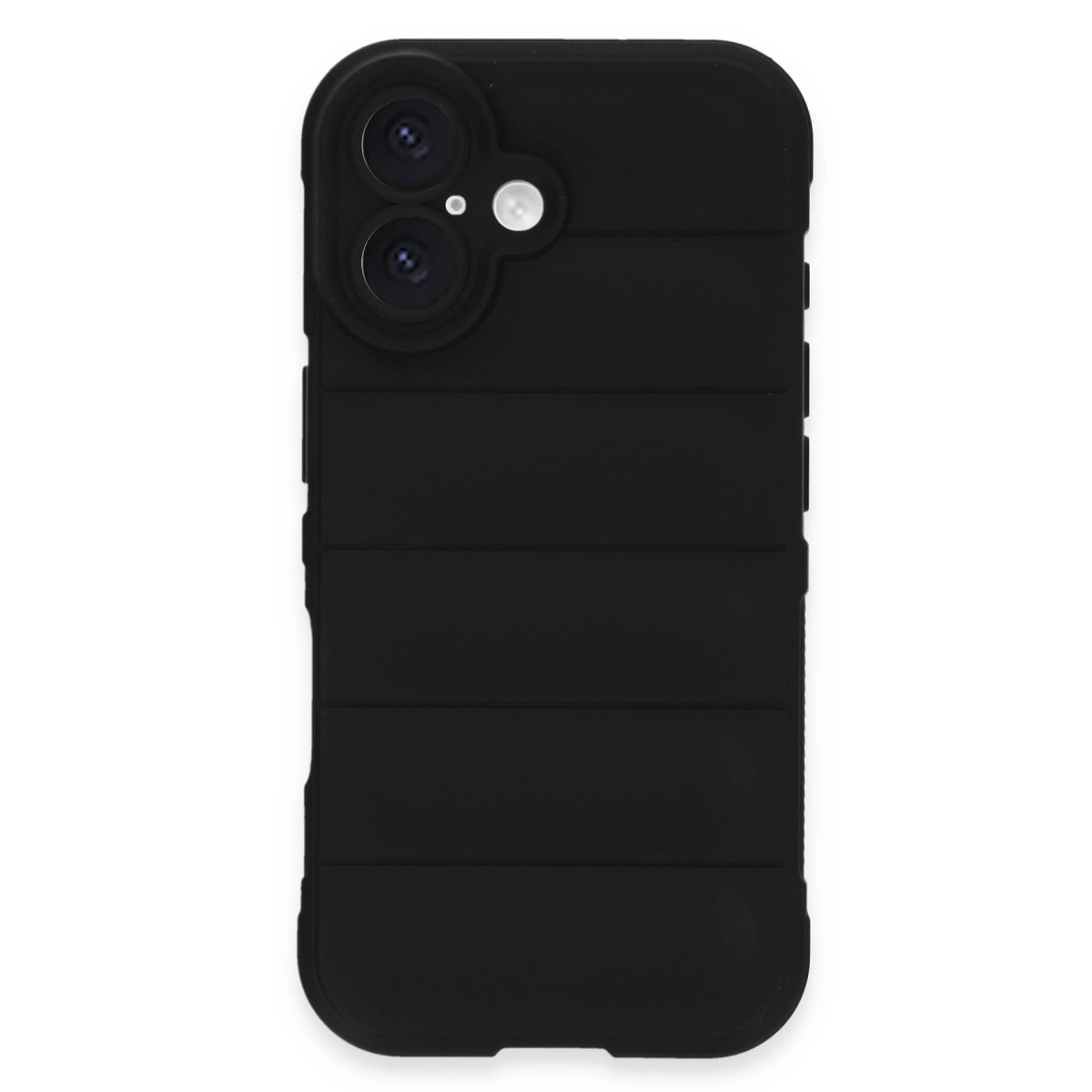 NEWFACE iPhone 16 Uyumlu Optimum Silikon Telefon Kılıfı Siyah