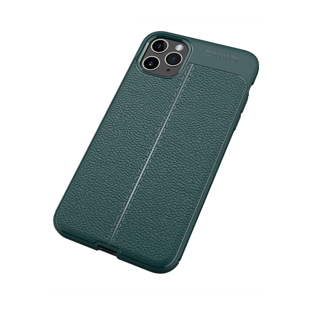 NEWFACE iPhone 11 Pro Max Uyumlu Auto Focus Kapak Telefon Kılıfı Yeşil