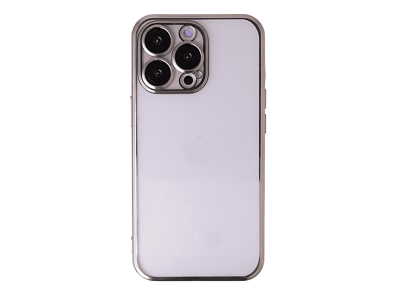NEWFACE iPhone 13 Pro Uyumlu Kamera Korumalı Lensli Silikon Telefon Kılıfı Altın