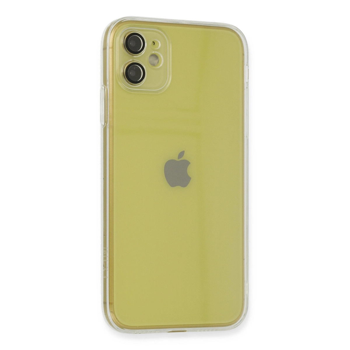 NEWFACE iPhone 12 Uyumlu Fly Lens Silikon Telefon Kılıfı Şeffaf