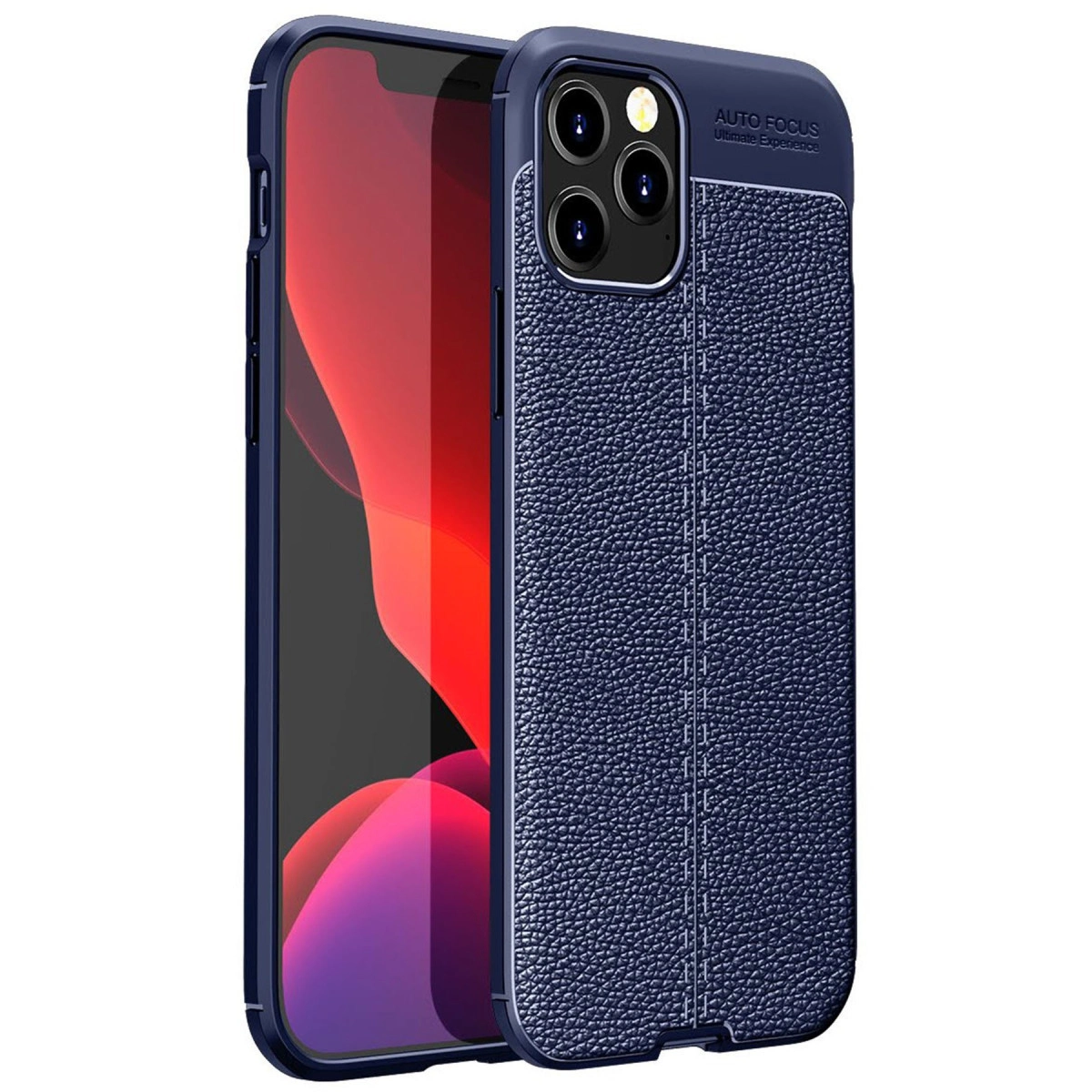NEWFACE iPhone 12 Pro Uyumlu Auto Focus Kapak Telefon Kılıfı Lacivert