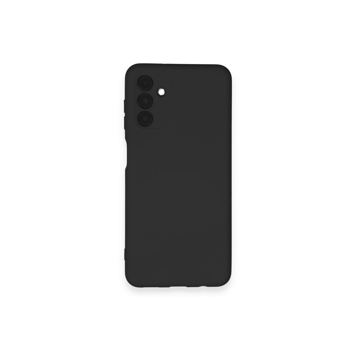 NEWFACE Samsung Galaxy A14 4G Uyumlu Nano İçi Kadife Silikon Telefon Kılıfı Siyah