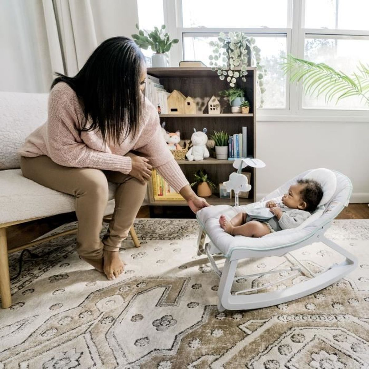 babywippe mit vibration Ingenuity Babywippe Nestle mit Vibration main image 1