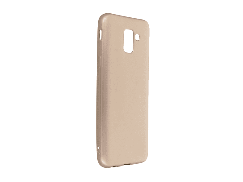 NEWFACE Samsung Galaxy J6 Uyumlu First Silikon Telefon Kılıfı Gold