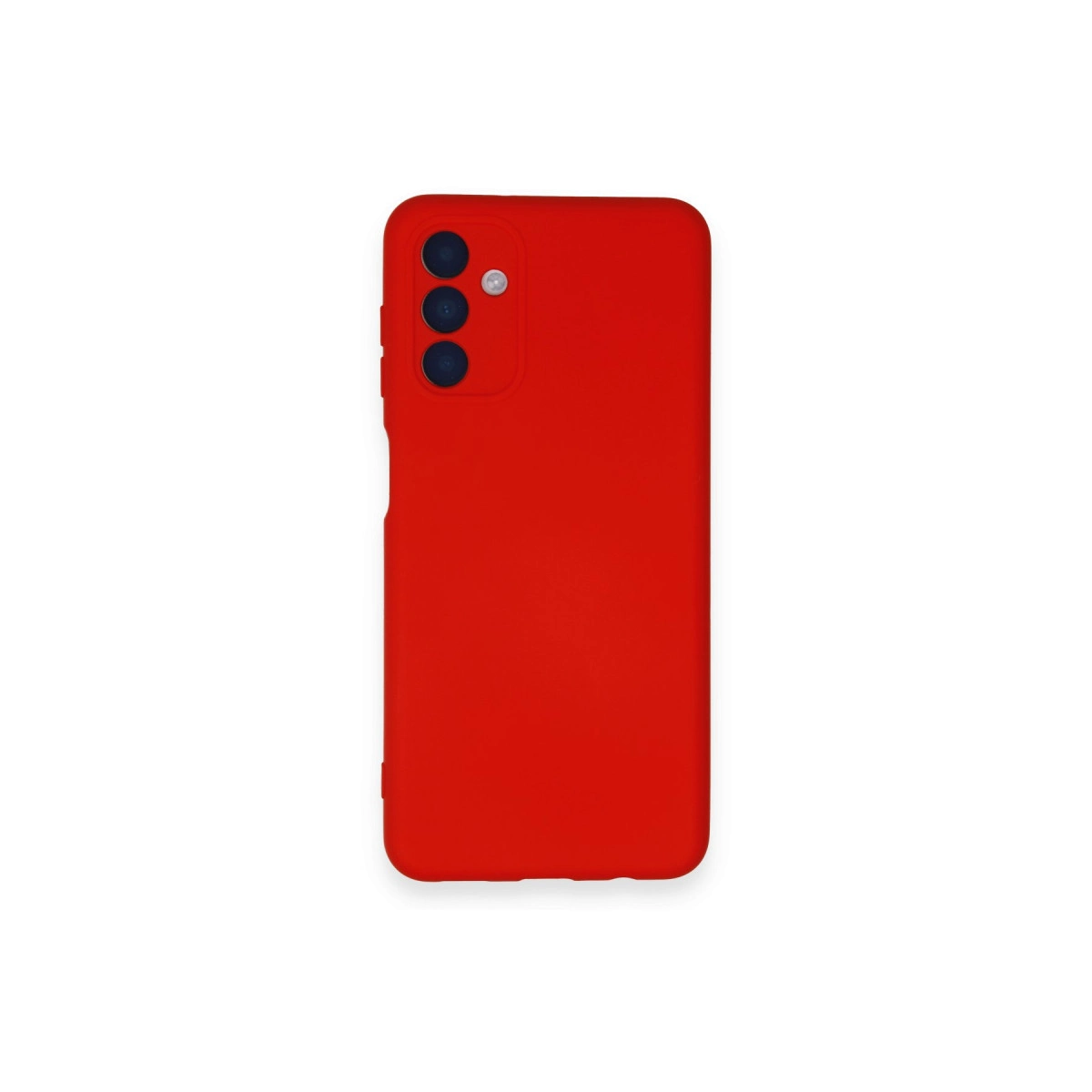 NEWFACE Samsung Galaxy A14 4G Uyumlu Nano İçi Kadife Silikon Telefon Kılıfı Kırmızı