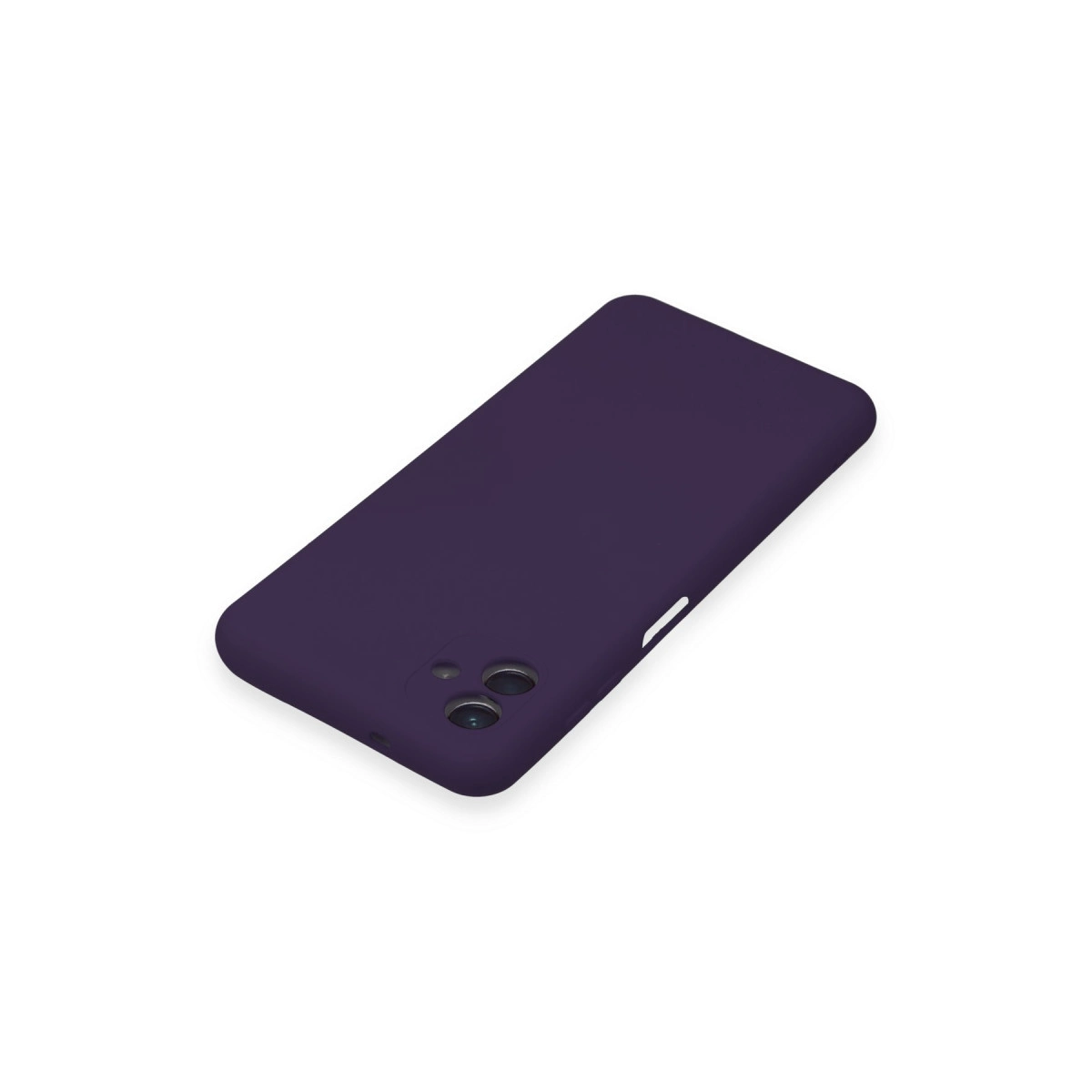 NEWFACE Samsung Galaxy A04E Uyumlu Nano İçi Kadife Silikon Telefon Kılıfı Mor