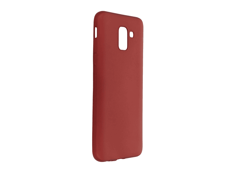 NEWFACE Samsung Galaxy J6 Uyumlu First Silikon Telefon Kılıfı Bordo