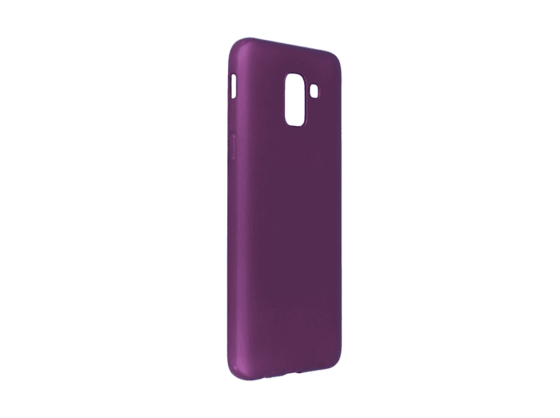 NEWFACE Samsung Galaxy J6 Uyumlu First Silikon Telefon Kılıfı Mürdüm