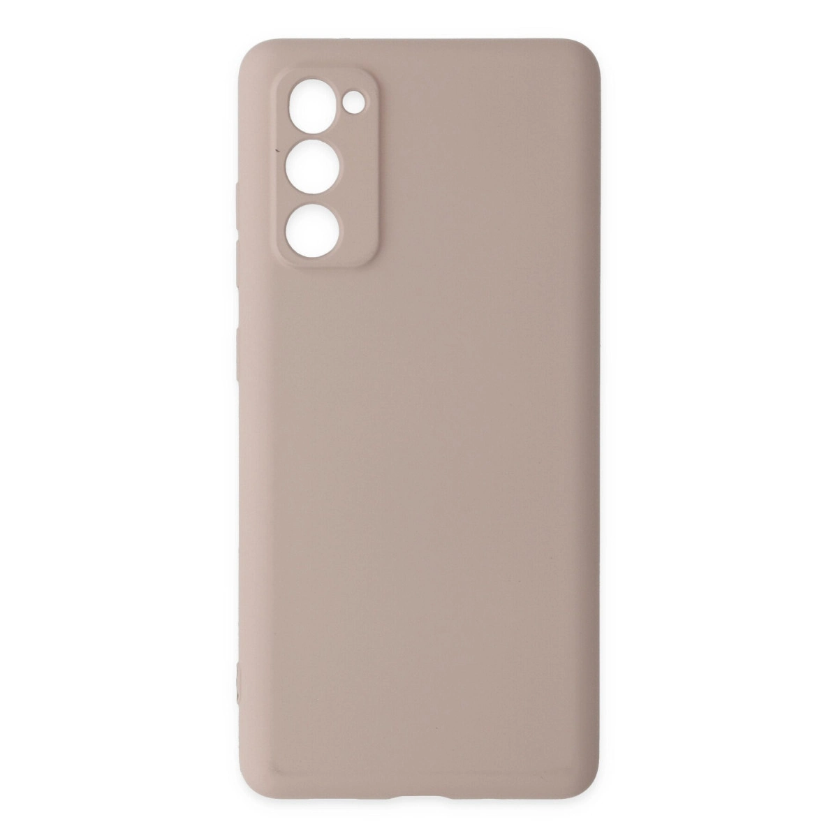 NEWFACE Samsung Galaxy S20 Fe Uyumlu Nano İçi Kadife Silikon Telefon Kılıfı Pudra