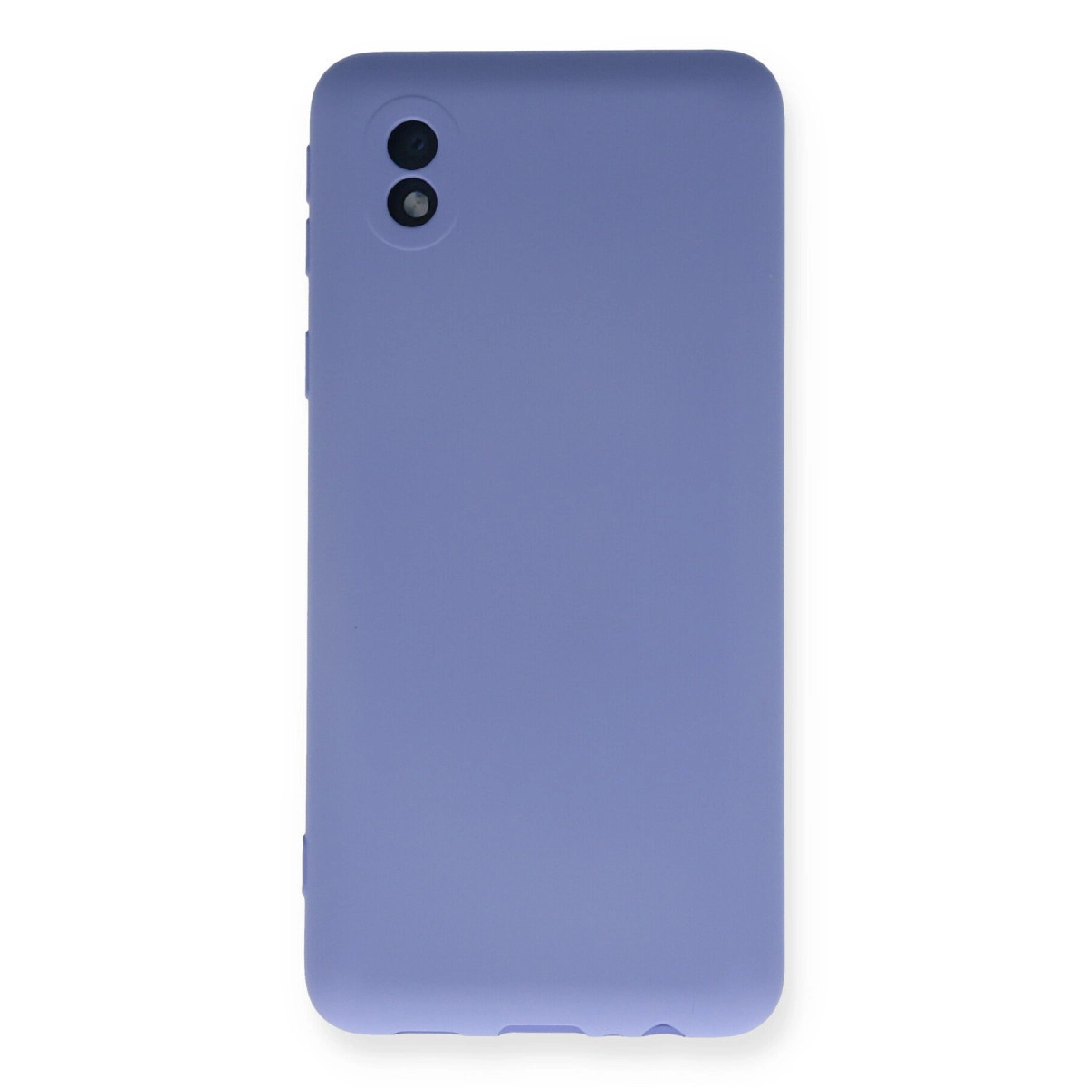 NEWFACE Samsung Galaxy A01 Core Uyumlu Nano İçi Kadife Silikon Telefon Kılıfı Lila