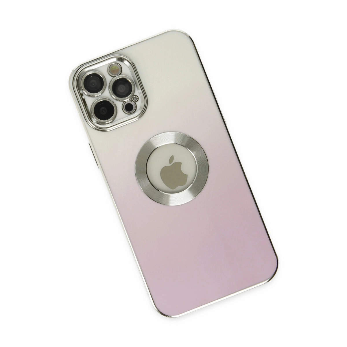 Kameralı ve Apple logolu akıllı telefonun arkası.