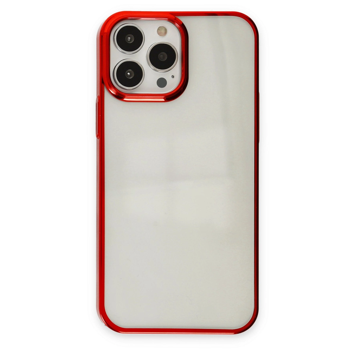 NEWFACE iPhone 14 Pro Uyumlu Element Silikon Telefon Kılıfı Kırmızı