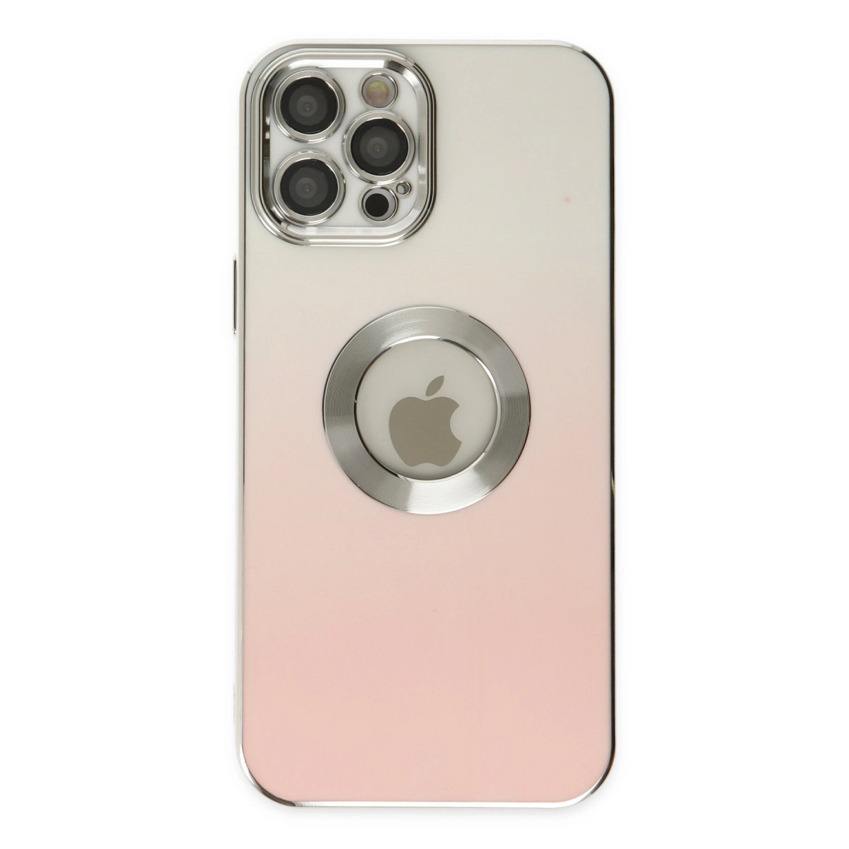 NEWFACE iPhone 12 Pro Max Uyumlu Best Silikon Telefon Kılıfı Pembe