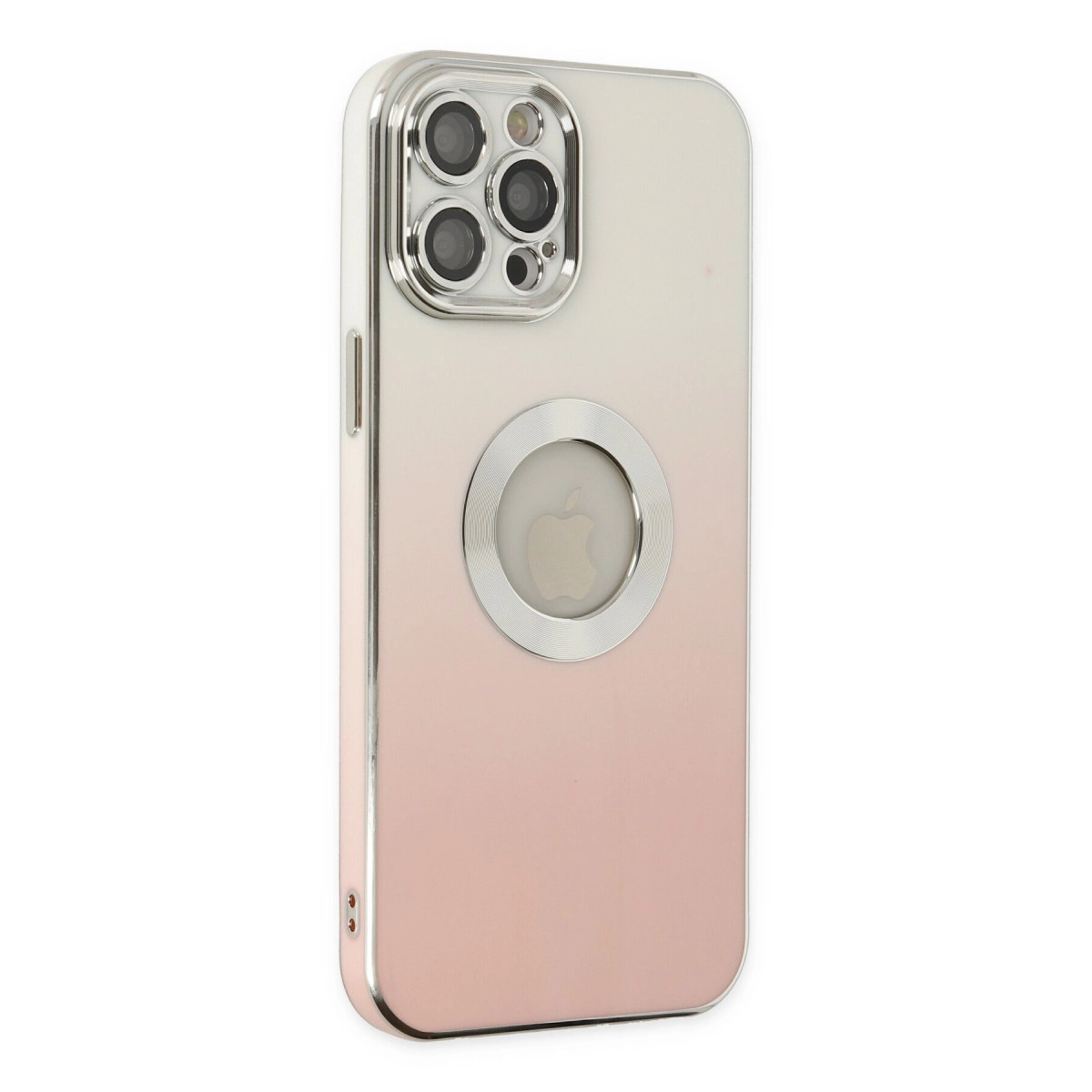 NEWFACE iPhone 12 Pro Max Uyumlu Best Silikon Telefon Kılıfı Pembe