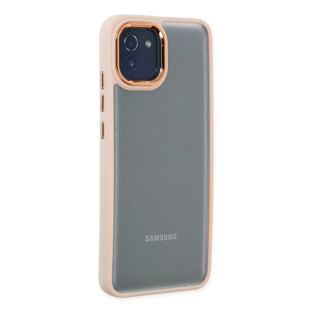 NEWFACE Samsung Galaxy A03 Uyumlu Dora Kapak Telefon Kılıfı Pudra