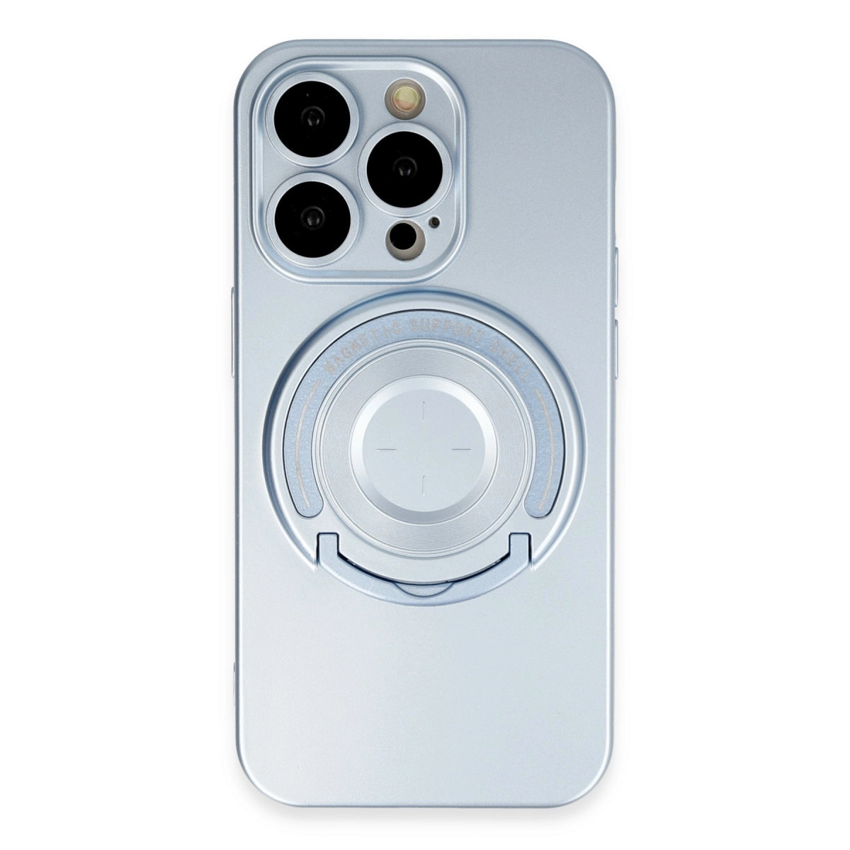 NEWFACE iPhone 14 Pro Uyumlu Lukka Magneticsafe Kapak Telefon Kılıfı Sierra Blue