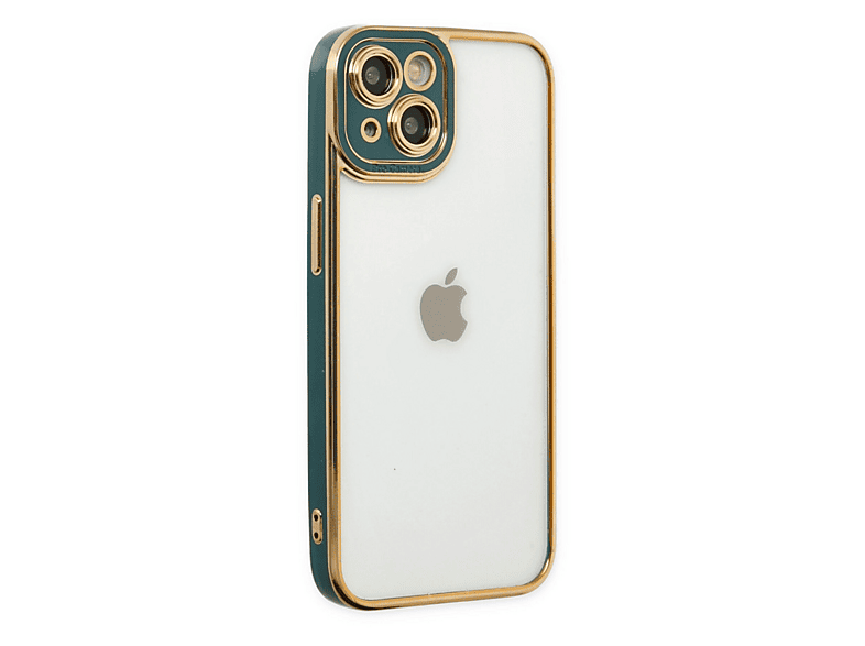 NEWFACE iPhone 14 Plus Uyumlu Liva Lens Silikon Telefon Kılıfı Yeşil