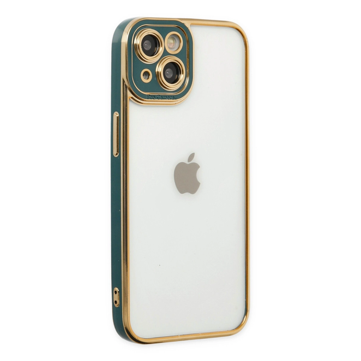 NEWFACE iPhone 14 Plus Uyumlu Liva Lens Silikon Telefon Kılıfı Yeşil