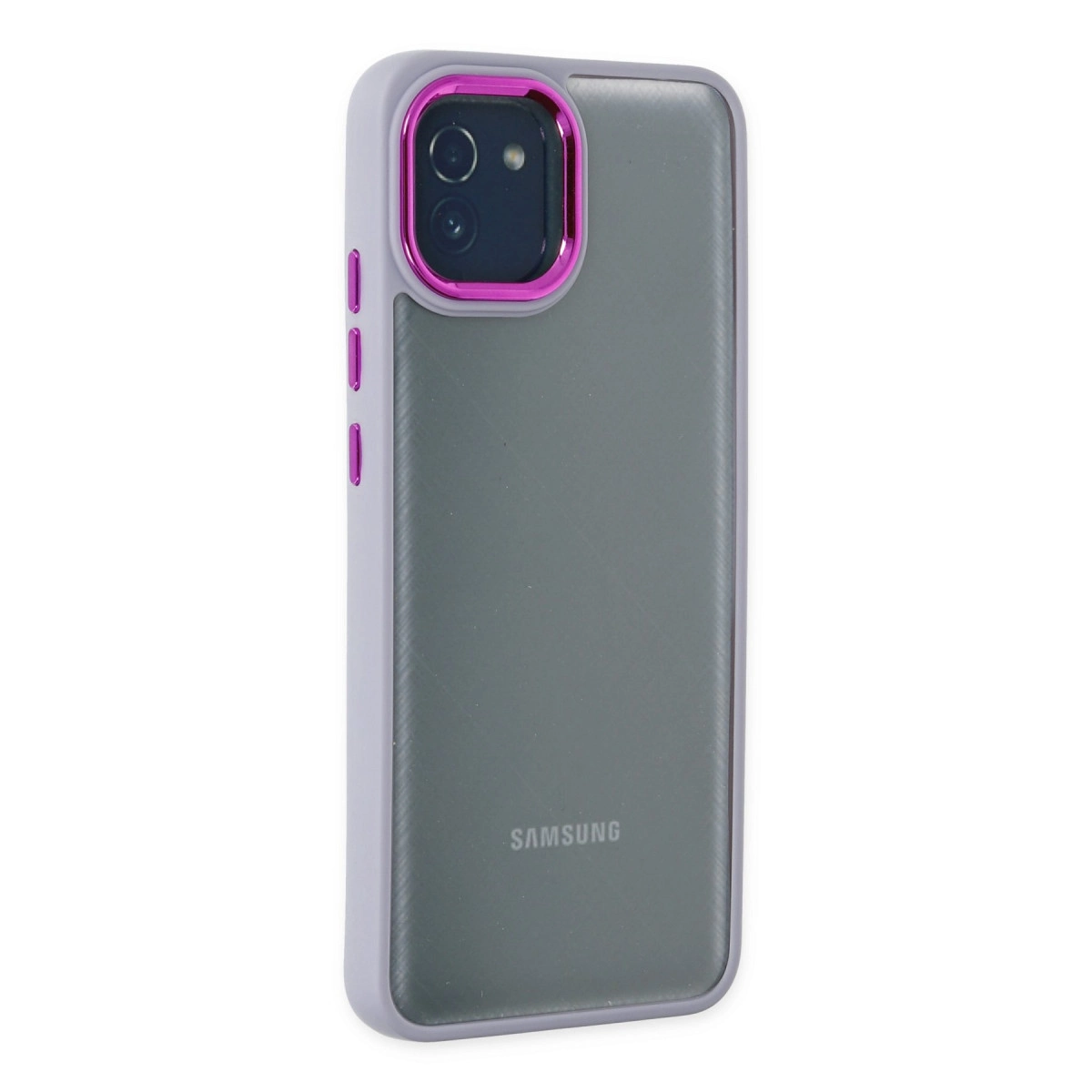 NEWFACE Samsung Galaxy A03 Uyumlu Dora Kapak Telefon Kılıfı Lila