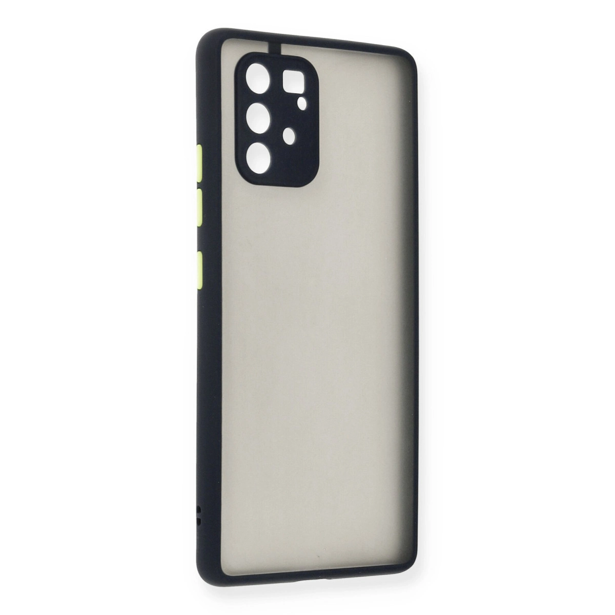 NEWFACE Samsung Galaxy A91 / S10 Lite Uyumlu Montreal Silikon Kapak Telefon Kılıfı Lacivert