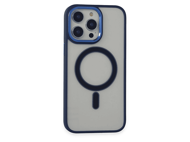 NEWFACE iPhone 14 Pro Uyumlu Room Magneticsafe Silikon Telefon Kılıfı Lacivert