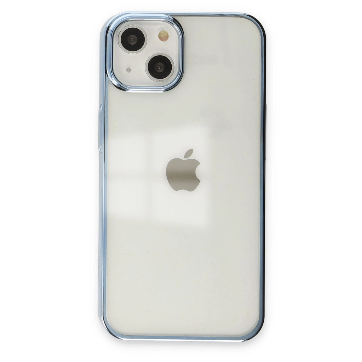 NEWFACE iPhone 14 Plus Uyumlu Element Silikon Telefon Kılıfı Sky Blue