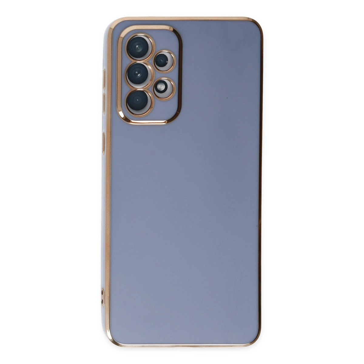 NEWFACE Samsung Galaxy A73 5 G Uyumlu Volet Silikon Telefon Kılıfı Mavi