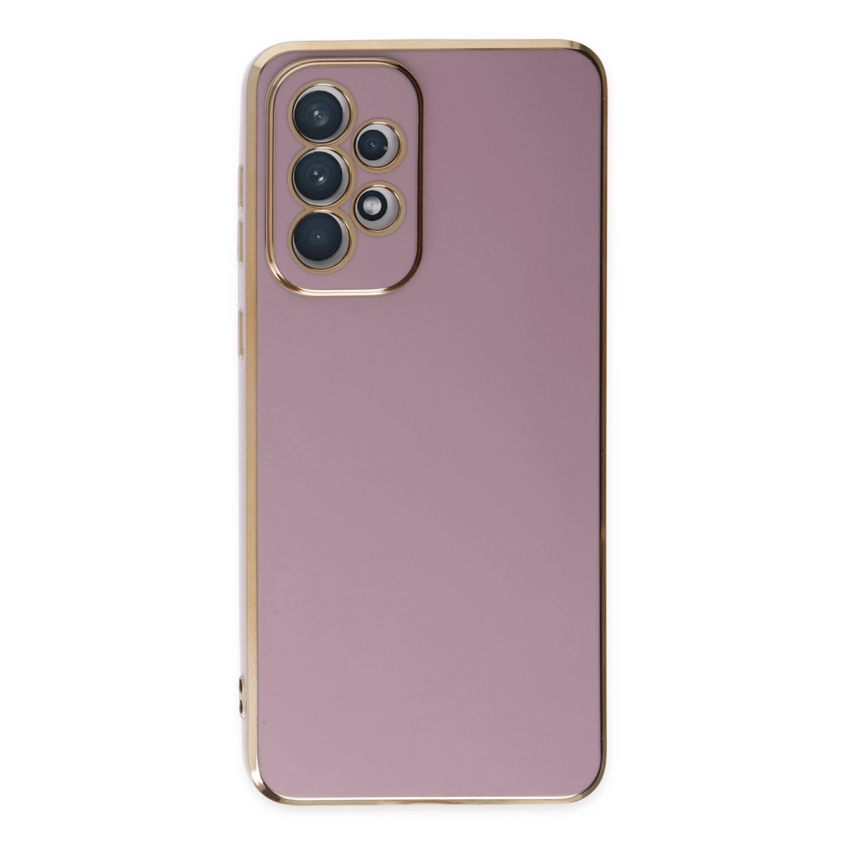 NEWFACE Samsung Galaxy A73 5 G Uyumlu Volet Silikon Telefon Kılıfı Mor