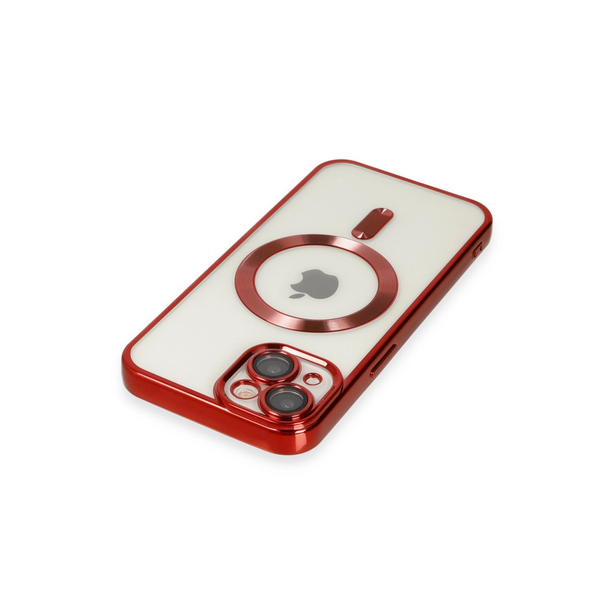 NEWFACE iPhone 14 Uyumlu Kross Magneticsafe Kapak Telefon Kılıfı Kırmızı