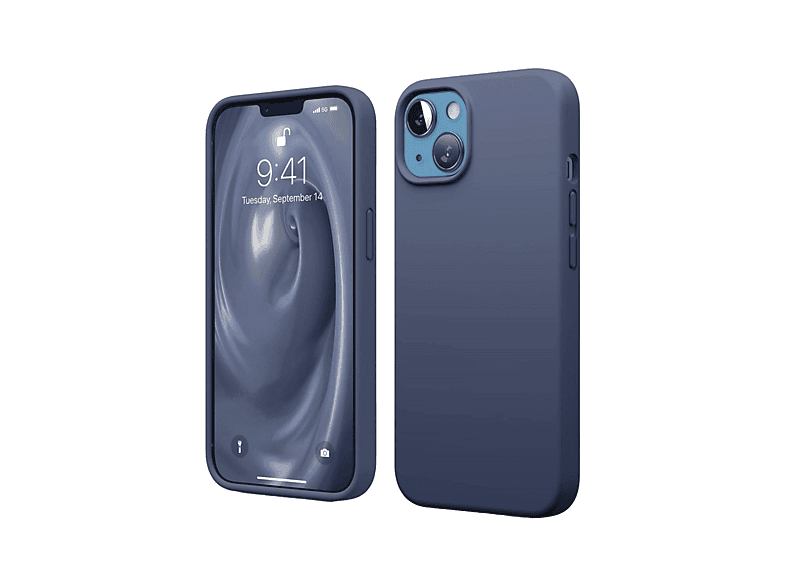 NEWFACE iPhone 14 Uyumlu First Silikon Telefon Kılıfı Lacivert