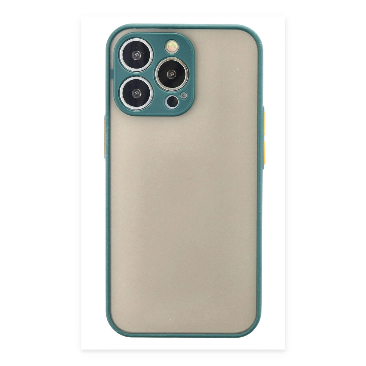 NEWFACE iPhone 15 Pro Max Uyumlu Montreal Silikon Kapak Telefon Kılıfı Yeşil