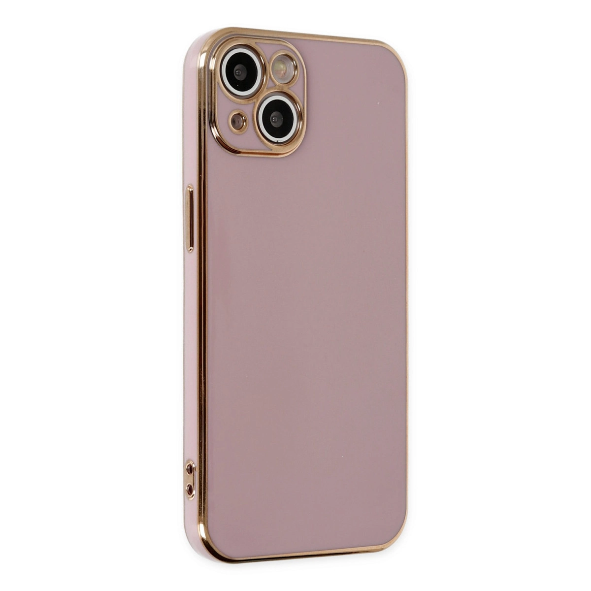 NEWFACE iPhone 14 Uyumlu Volet Silikon Telefon Kılıfı Mor