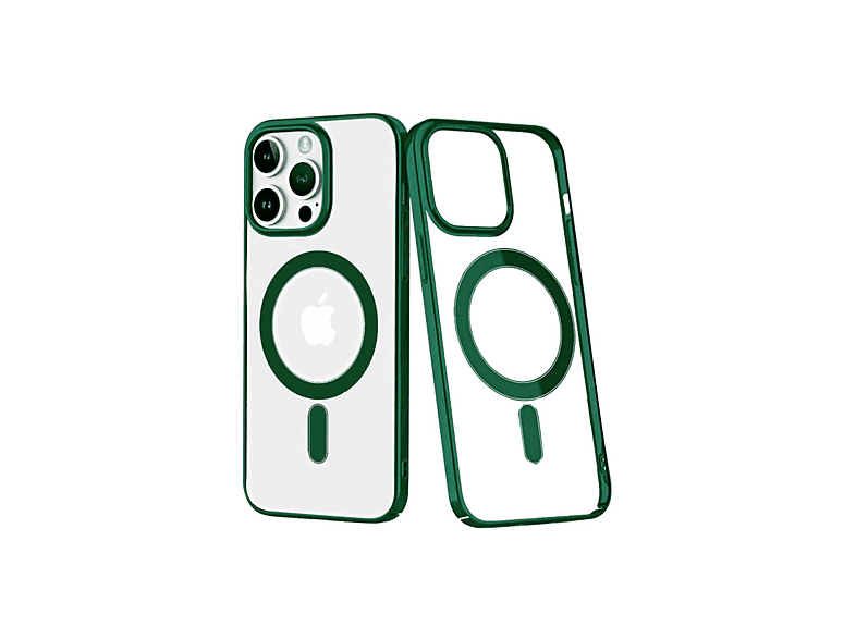 NEWFACE iPhone 14 Pro Max Uyumlu Element Magneticsafe Sert Kapak Telefon Kılıfı Köknar Yeşili