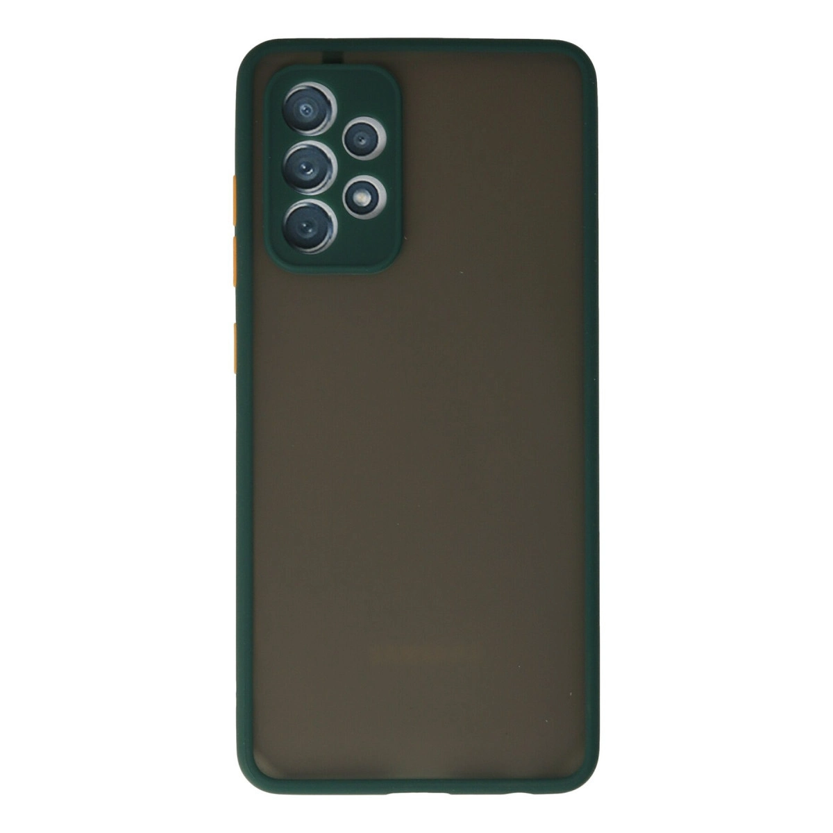 NEWFACE Samsung Galaxy A72 Uyumlu Montreal Silikon Kapak Telefon Kılıfı Koyu Yeşil